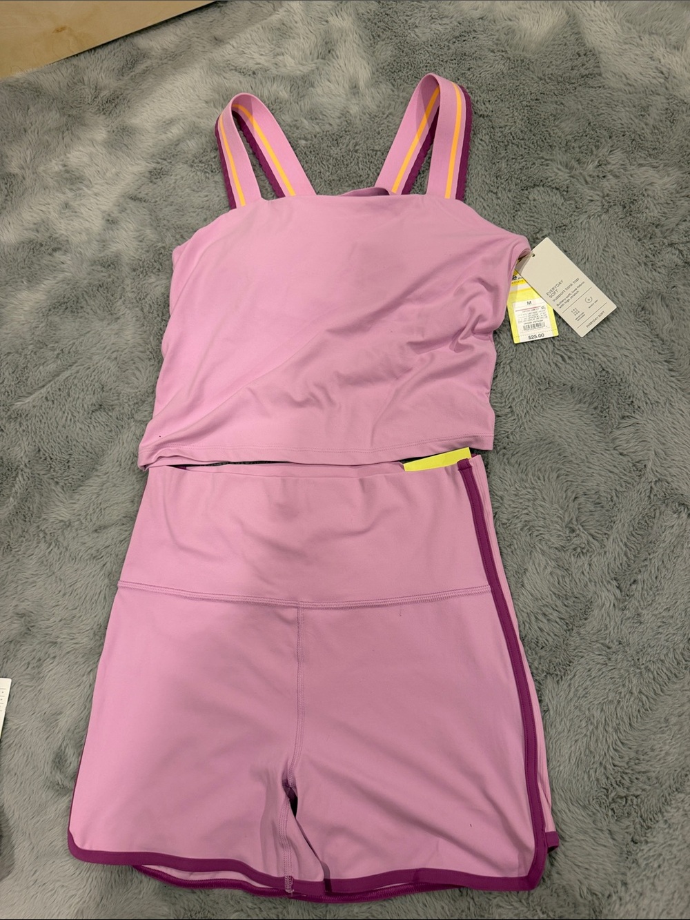 Women’s purple pinkish Active set -all in motion- medium